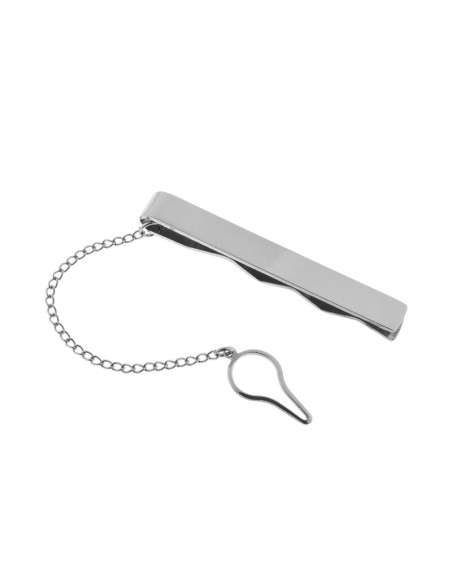Pillacorbatas de acero para hombre, pillacorbatas personalizado