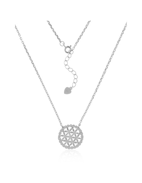Collar Flor de la Vida Plata