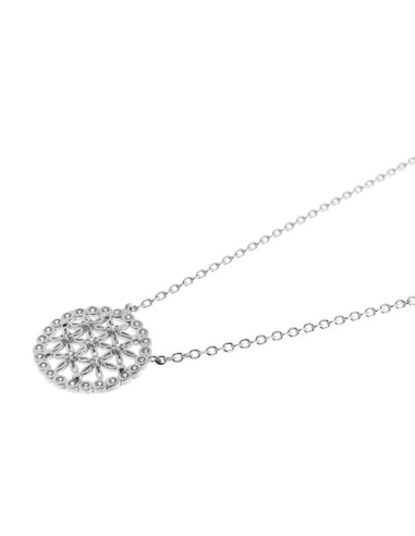 Collar Flor de la Vida Plata Collar Flor de la Vida Plata