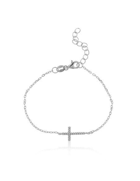 Pulsera Cruz Plata