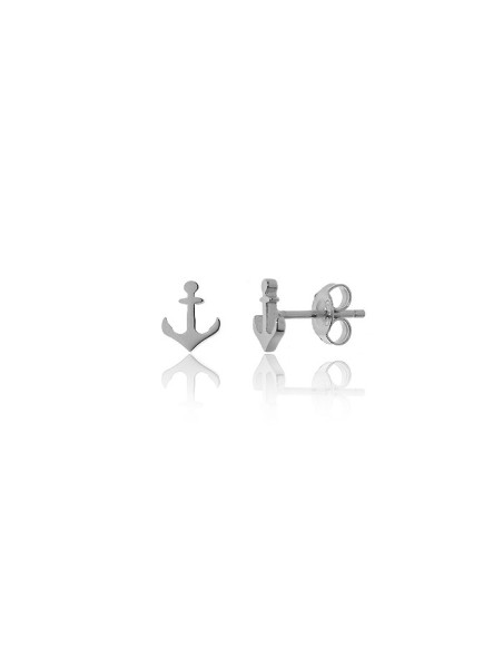 Pendientes Ancla Plata