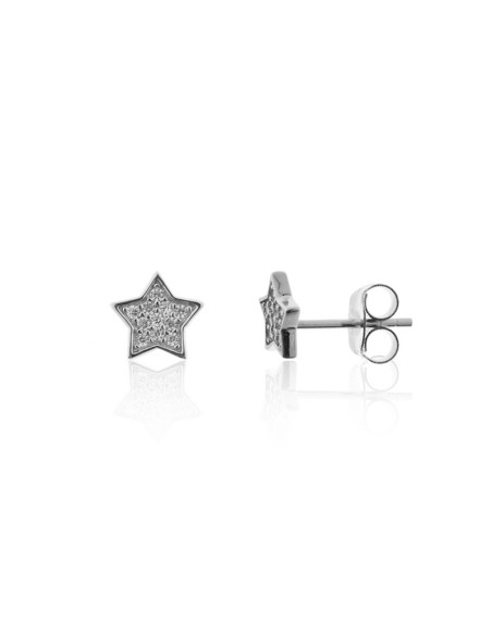 Pendientes Estrella Plata