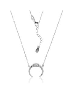 Collar Cuerno Invertido Plata