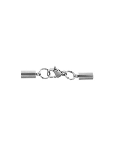 Pack 6 Mosquetones con 12 Tapones Acero 3mm.