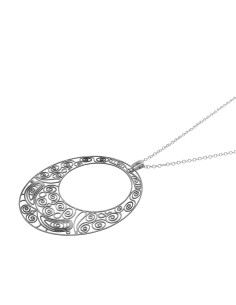 Collar Largo Ovalado de Plata 2