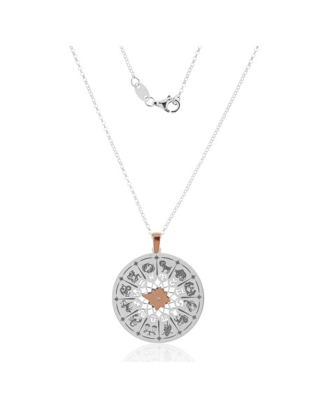 Collar Con el Zodiaco de Plata