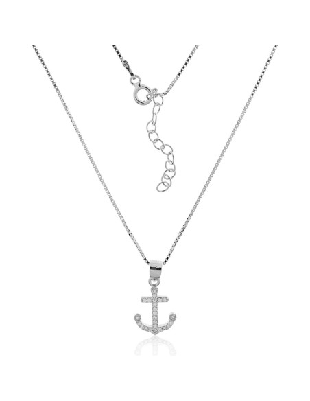 Collar Ancla de Plata