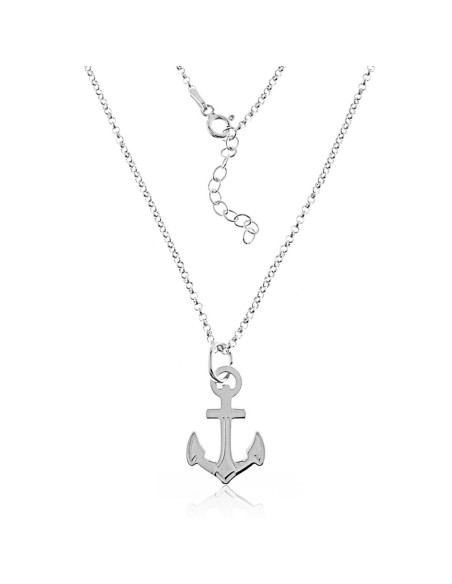 Collar Ancla de Plata