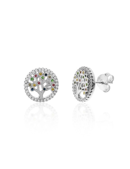 Pendientes Árbol de la Vida de Plata