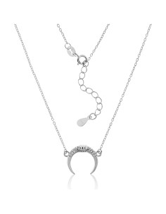 Collar Luna Creciente de Plata de Ley