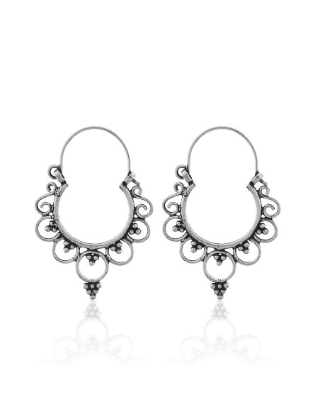 Pendientes Bohemios de Plata