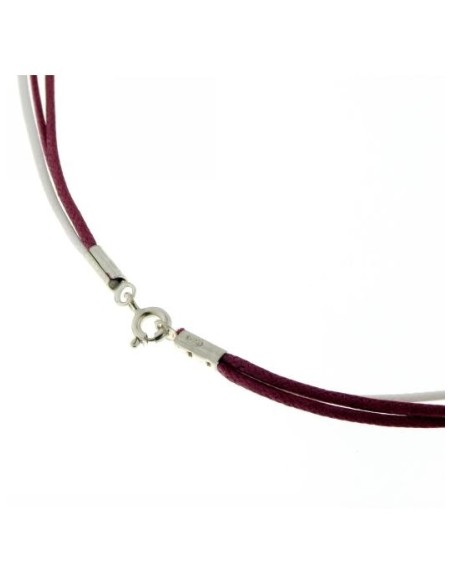 Collar 3 Hilos de Colores y Plata