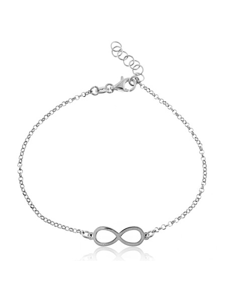 Pulsera Símbolo Infinito de Plata