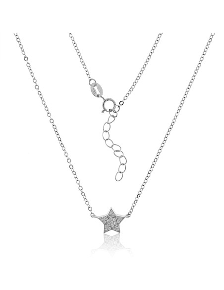 Collar Estrella Pequeña Plata
