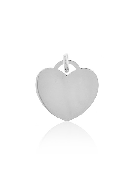 Colgante Corazón de Plata 18mm.