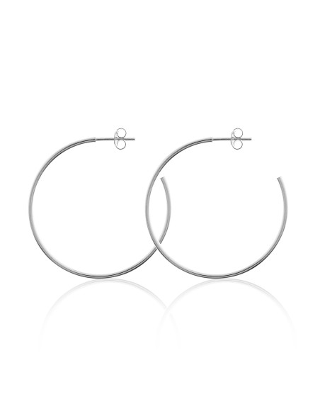 Aros de Plata con Presión 40mm.