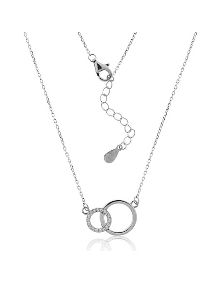 Collar Karma de Plata y Circonitas