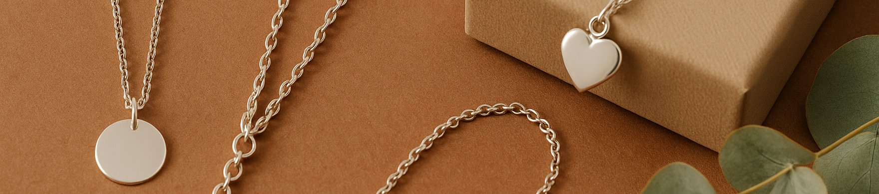 collar plata mujer